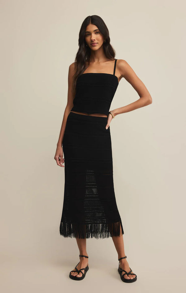 Fernanda Crochet Top I Black