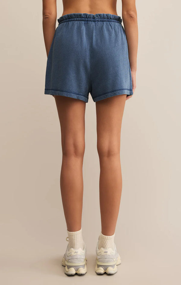 Gael Knit Denim Shorts I Vintage Indigo