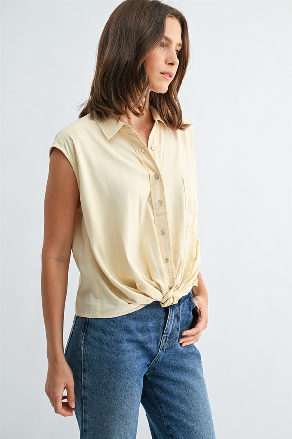 Gila Blouse I Baby Yellow