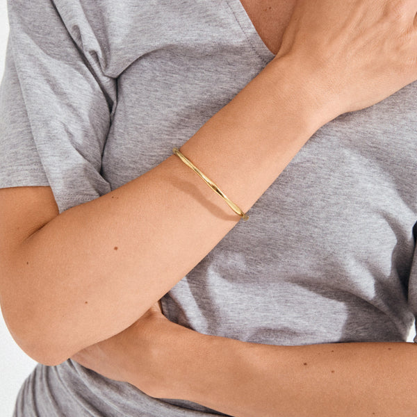 Haze Bangle I Gold Plated