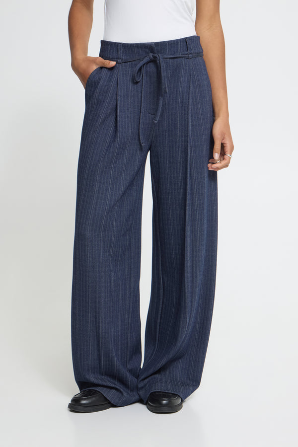 Marine Pinstripe Pants