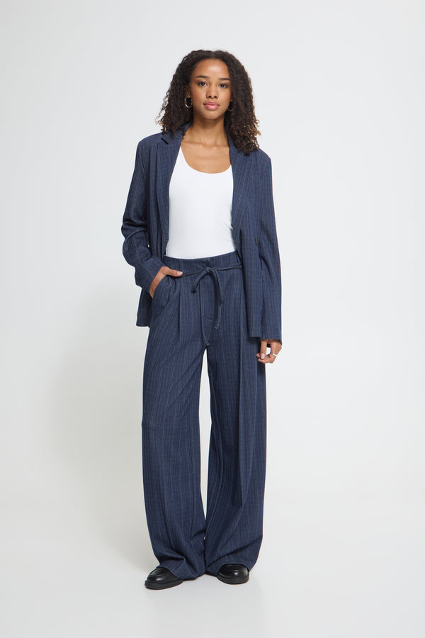 Marine Pinstripe Pants
