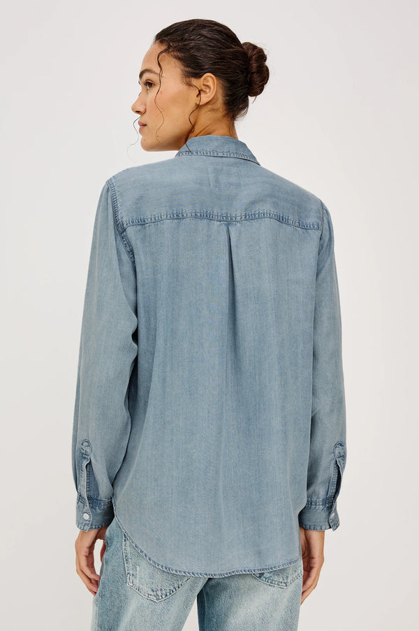 Ingrid Button Down Shirt I Med Vintage Cloud Wash