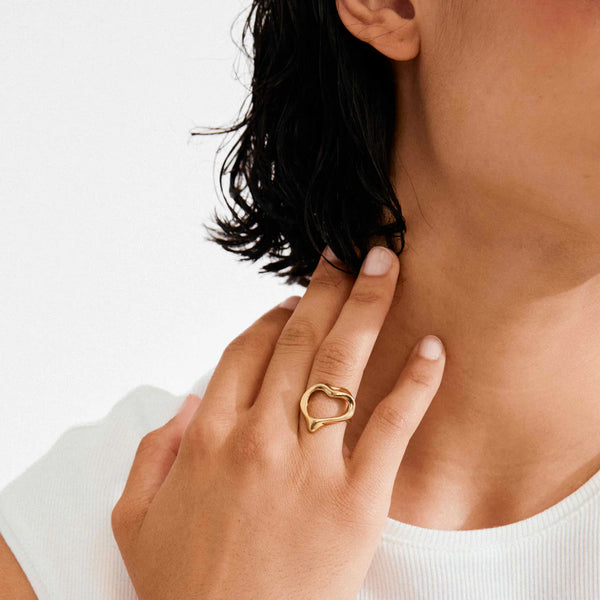 Iris Ring I Gold Plated