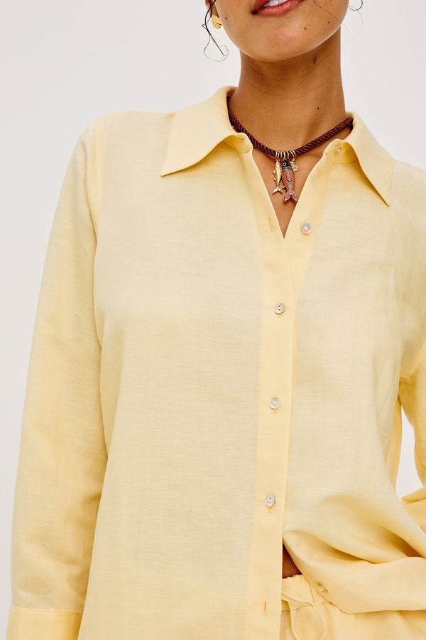 Knox Button Down Shirt I Sunshine