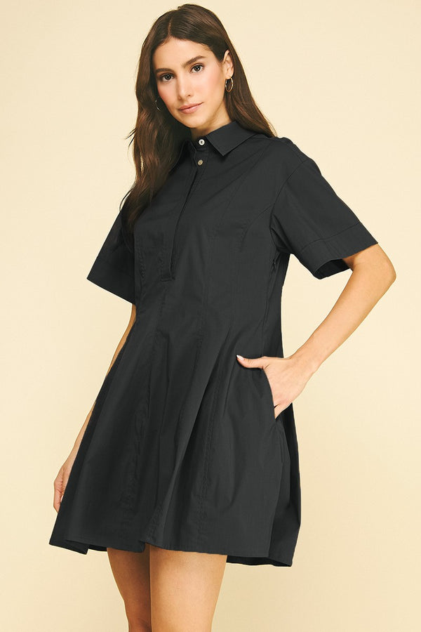 Little Black Shirt Dress