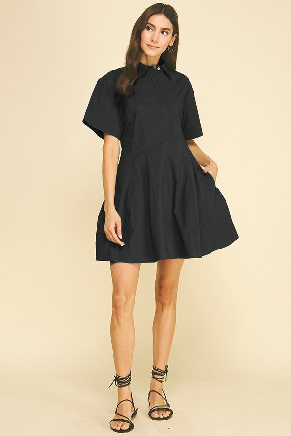 Little Black Shirt Dress