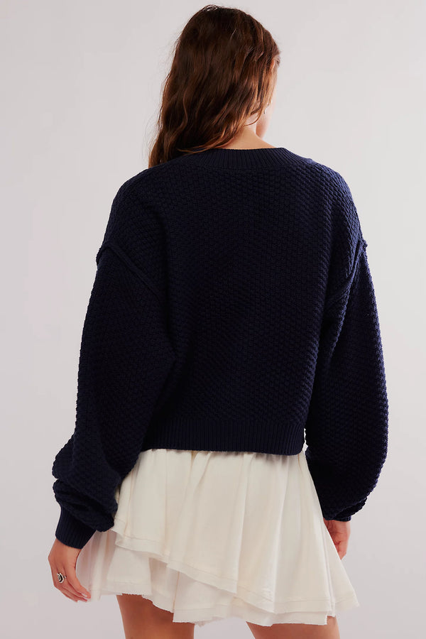 Lila Cardigan I Sky Captain Navy