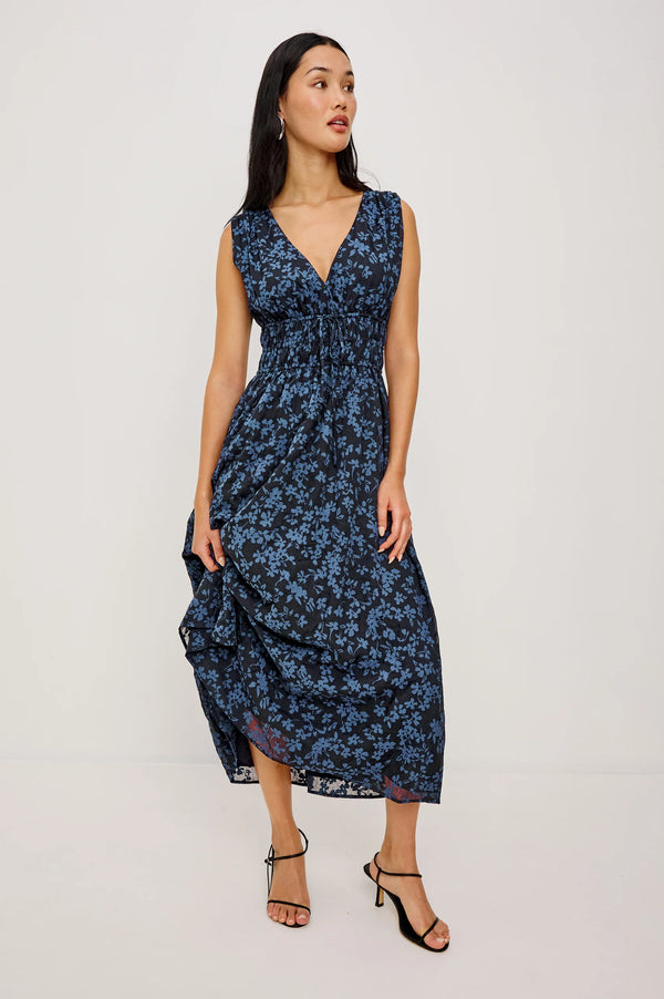 Lilith Dress I Navy Floral