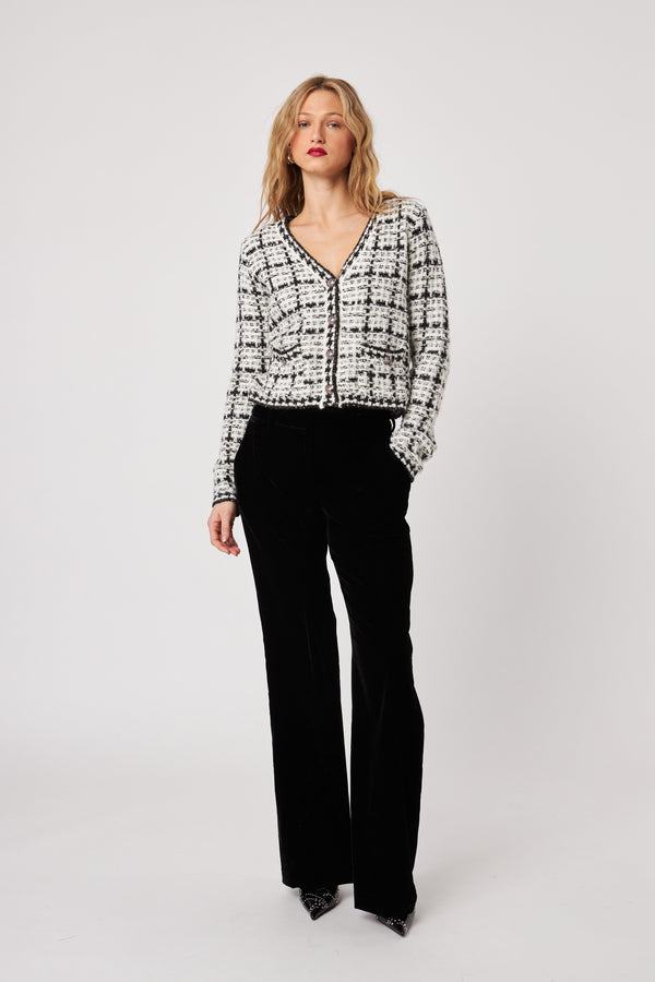 Lonnie Cardigan I Vanilla Tweed