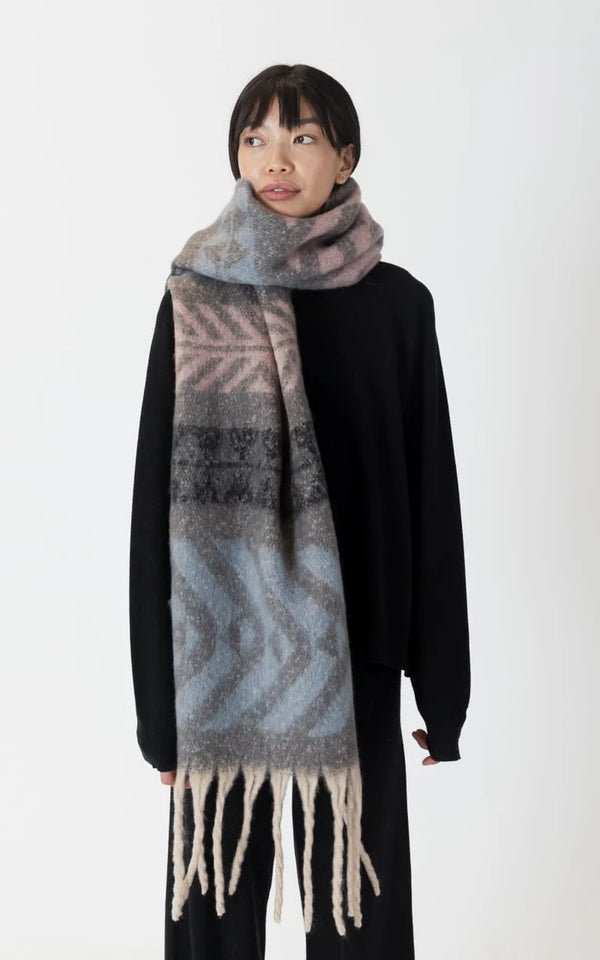 Lyla & Luxe Printed Scarf | Geometric