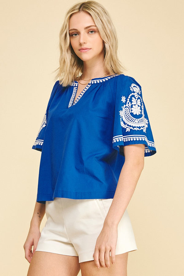 Maria Embroidered Blouse