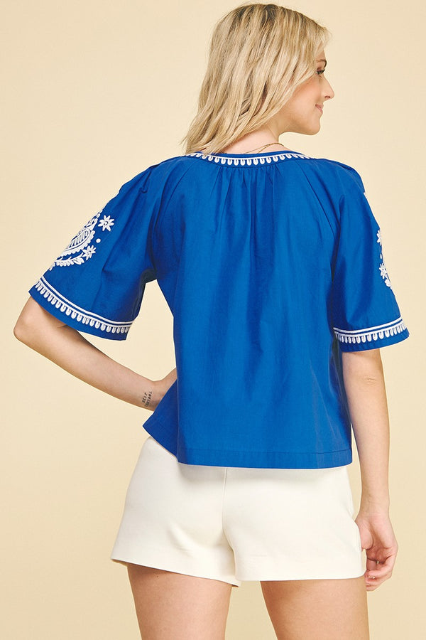 Maria Embroidered Blouse