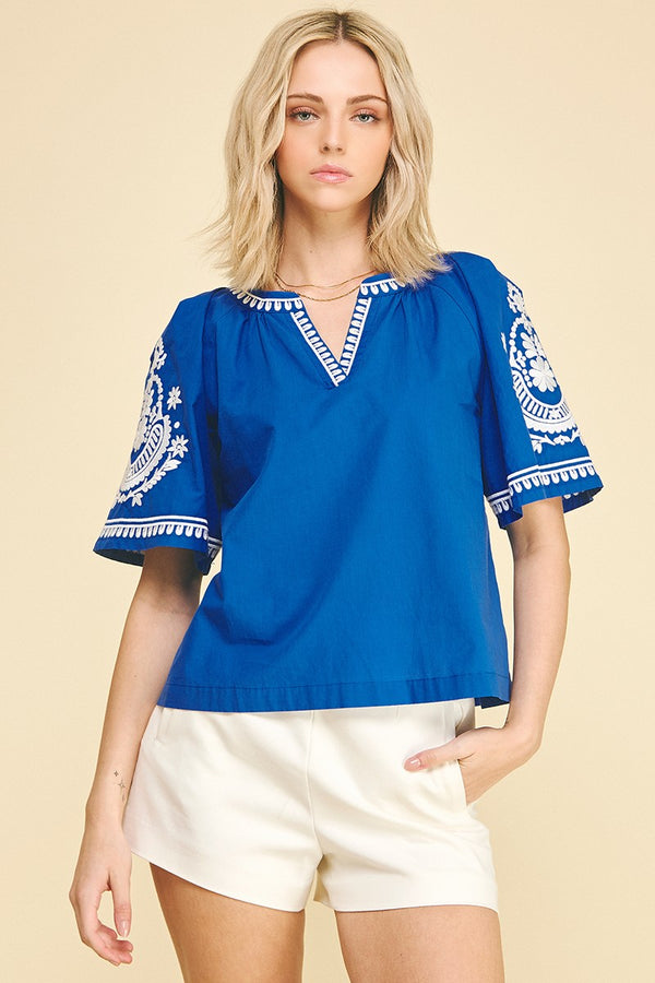 Maria Embroidered Blouse