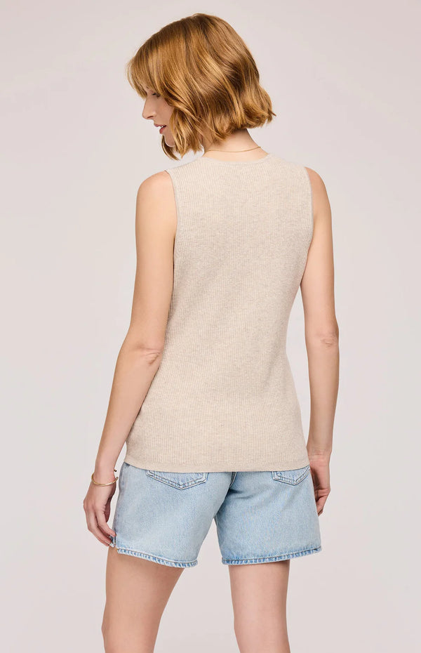 Miles Knit Top I Heather Oat