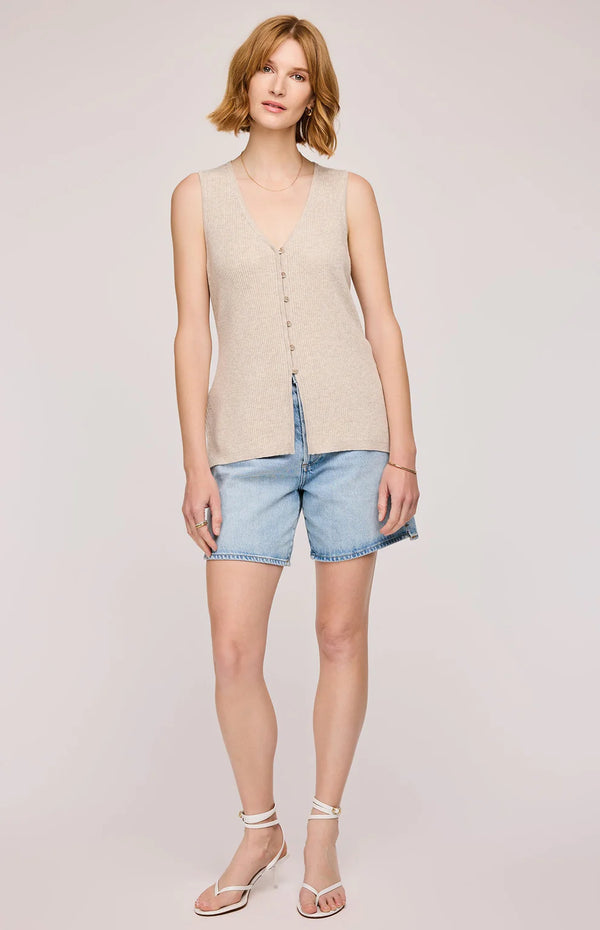 Miles Knit Top I Heather Oat