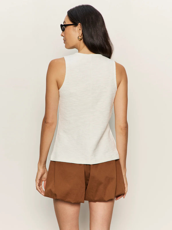 Nothing Extra Knit Vest I Chalk