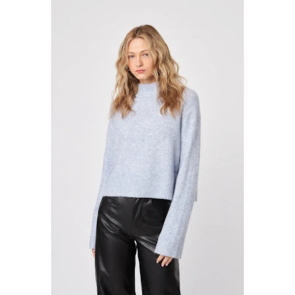 Oliver Mock Neck Sweater I Chambray