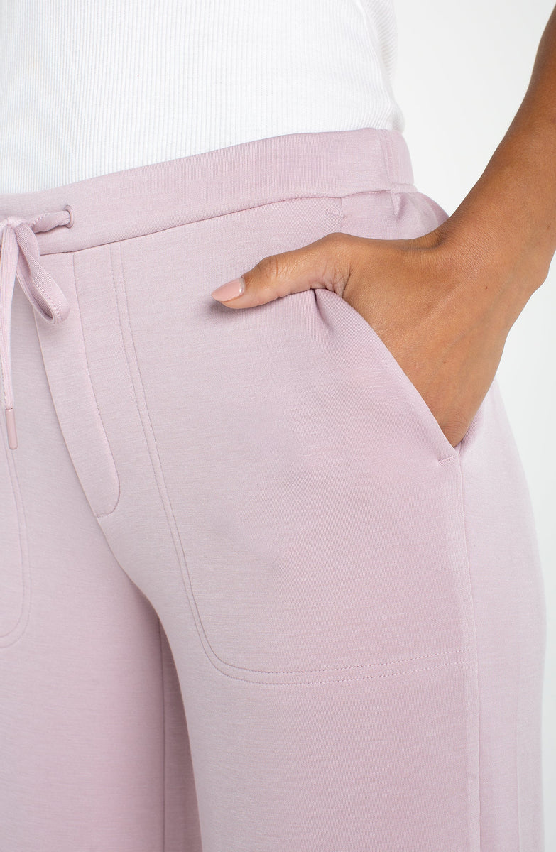 Paula Pull on Wide Leg Crop I Lilac Shadow – Poor Little Rich Girl