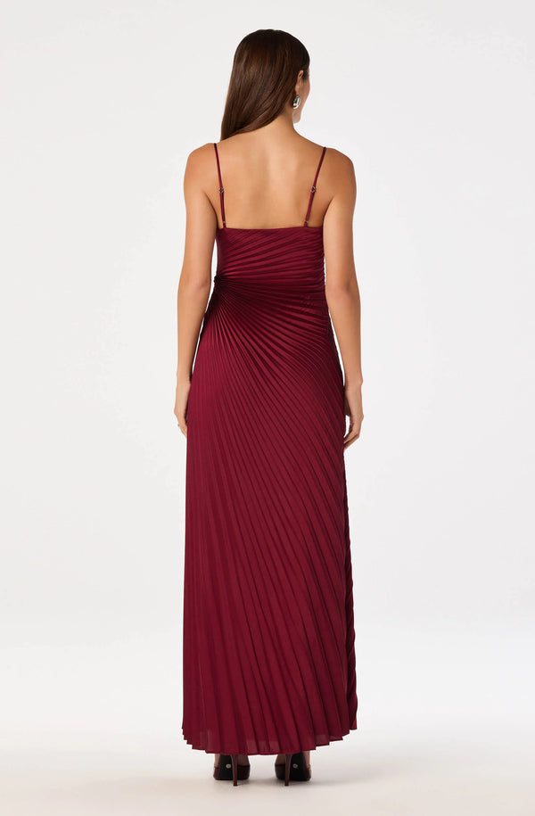 Paulette Dress I Wine