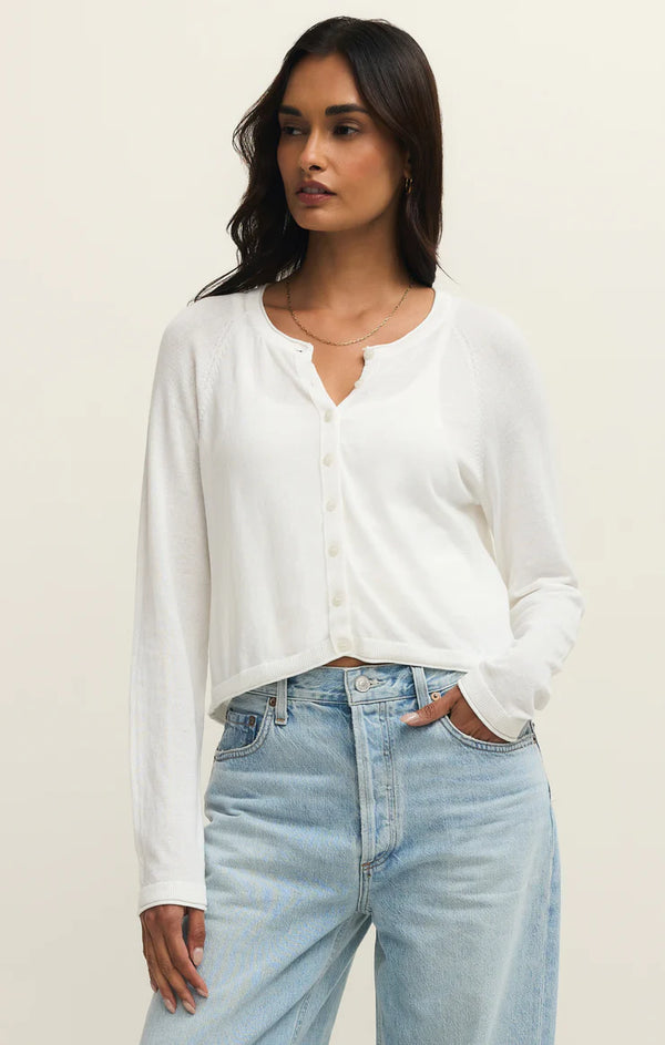 The Perfect Layer Cardigan I White