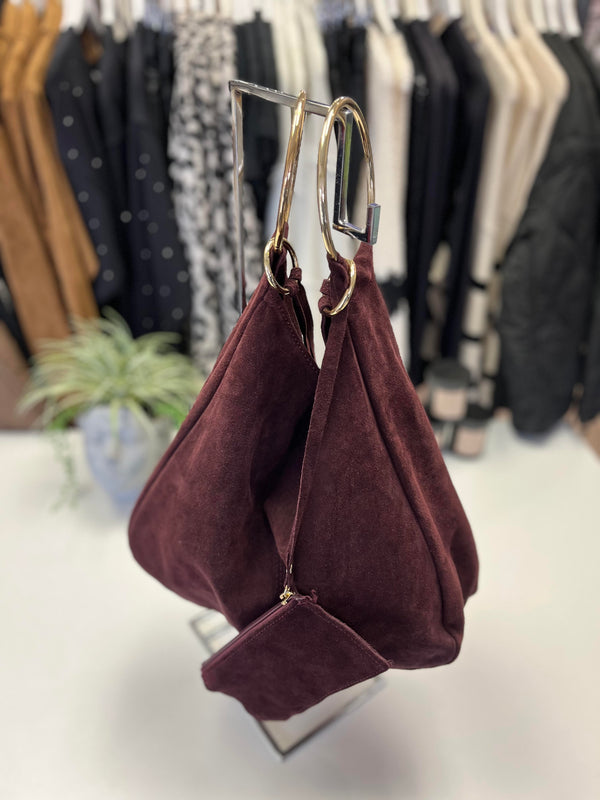 Gold Ring Tote I Wine