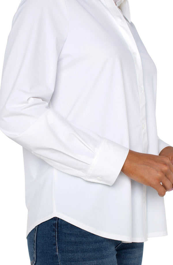 Crisp Button Down I White