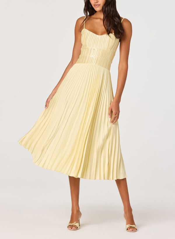 Shionagh Dress I Baby Yellow - Pre Order