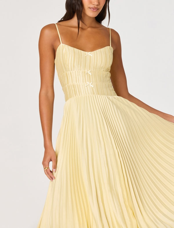 Shionagh Dress I Baby Yellow - Pre Order