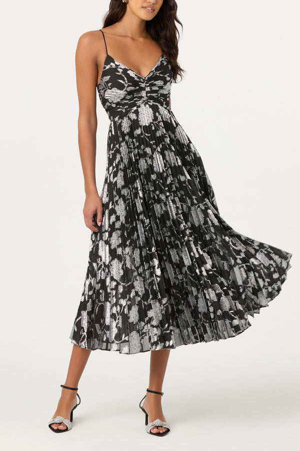 Saoirse Dress I Black Silver