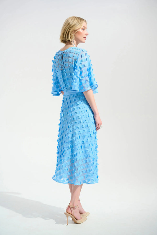 Sky Chiffon Dress I Blue
