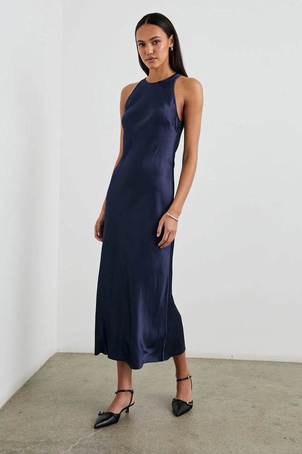 Solene Dress I Navy