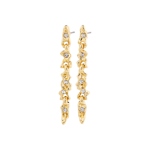 Sunset Crystal Earrings I Gold Plated