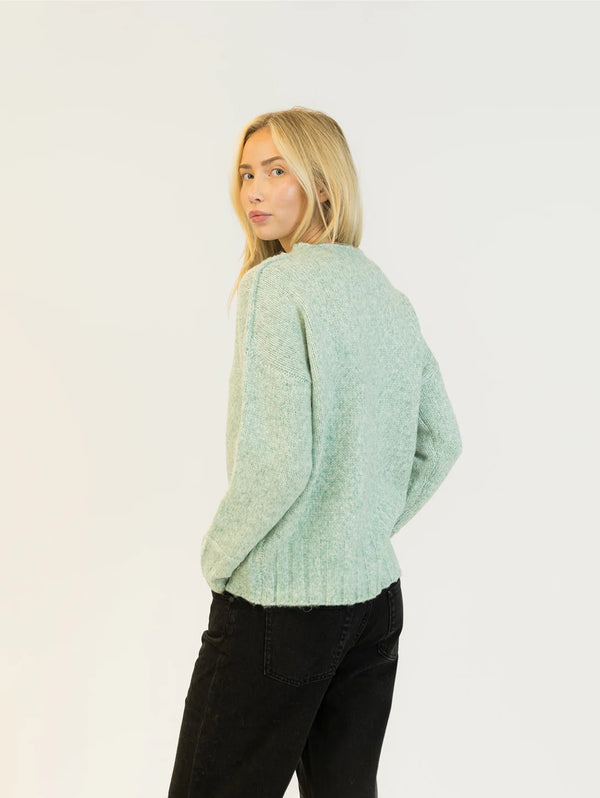 Tanya Pullover Sweater I Moonlight Jade