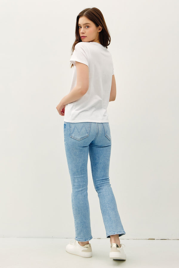 Classic Crew Neck Tee I Off White