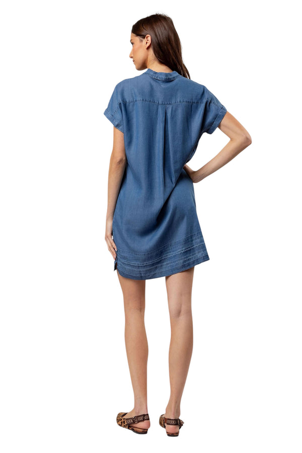 Leighton Denim Dress I Med Blue