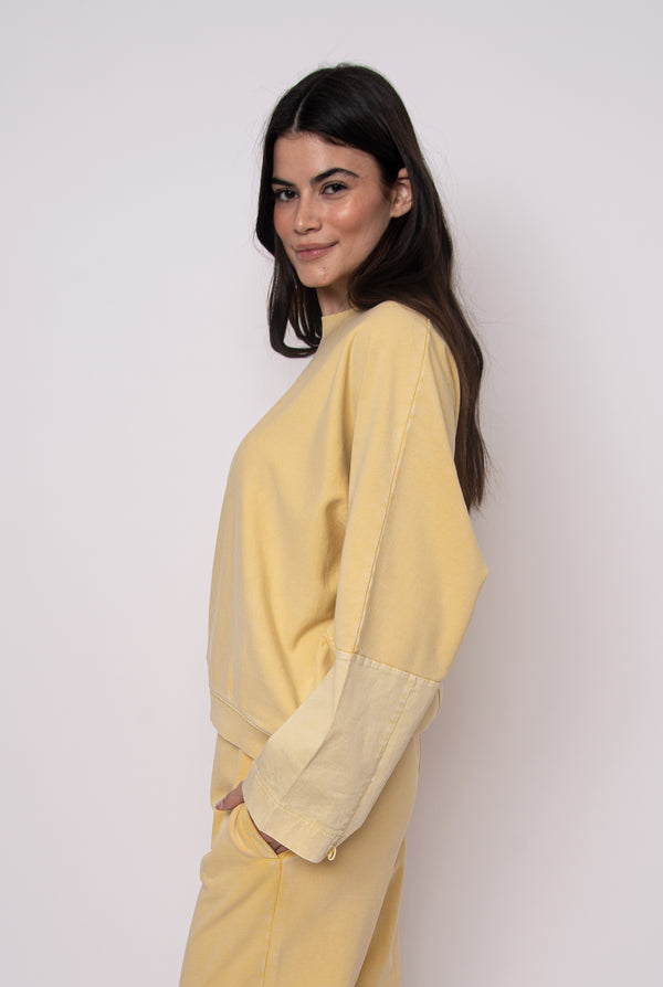 Eva French Terry Pullover I Corn
