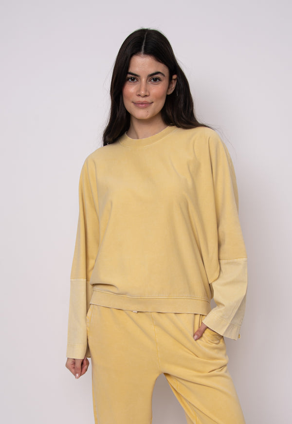 Eva French Terry Pullover I Corn