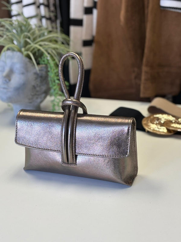 Envelope Clutch I Gunmetal
