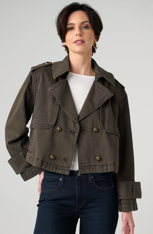 Denim Trench I Mosswood
