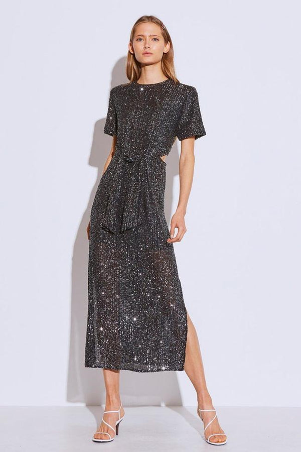 c/meo collective lustre midi dress c/meo collective lustre midi dress Knit Metallic Cut Out Long Sleeve Cover Up Micas