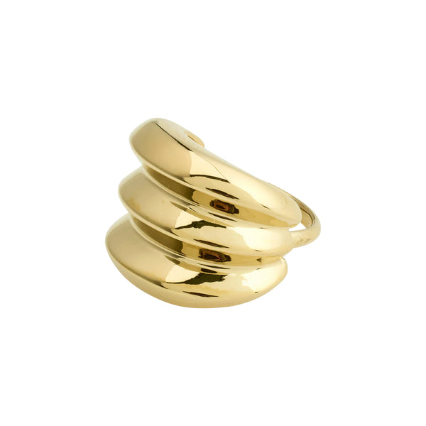 Reflect Statement Ring I Gold Plated