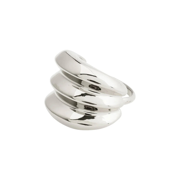 Reflect Statement Ring I Silver Plated