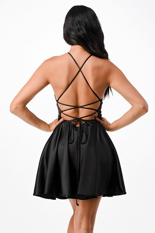 Olivia Mini Dress | Black