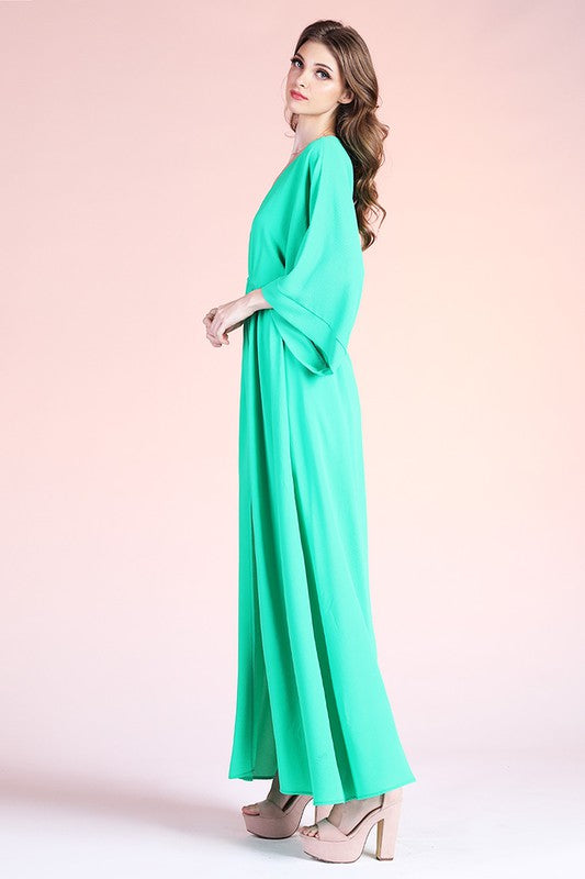 Emerald Kimono Maxi