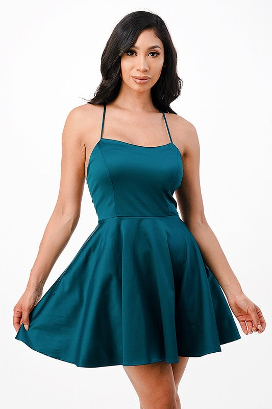 Olivia Mini Dress | TEAL