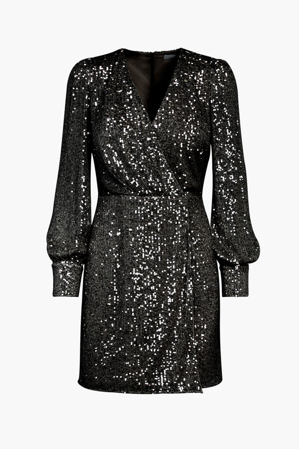 Yara Sequin Dress | Black