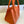 Load image into Gallery viewer, Leather Mini Shopper Bag | Tangerine
