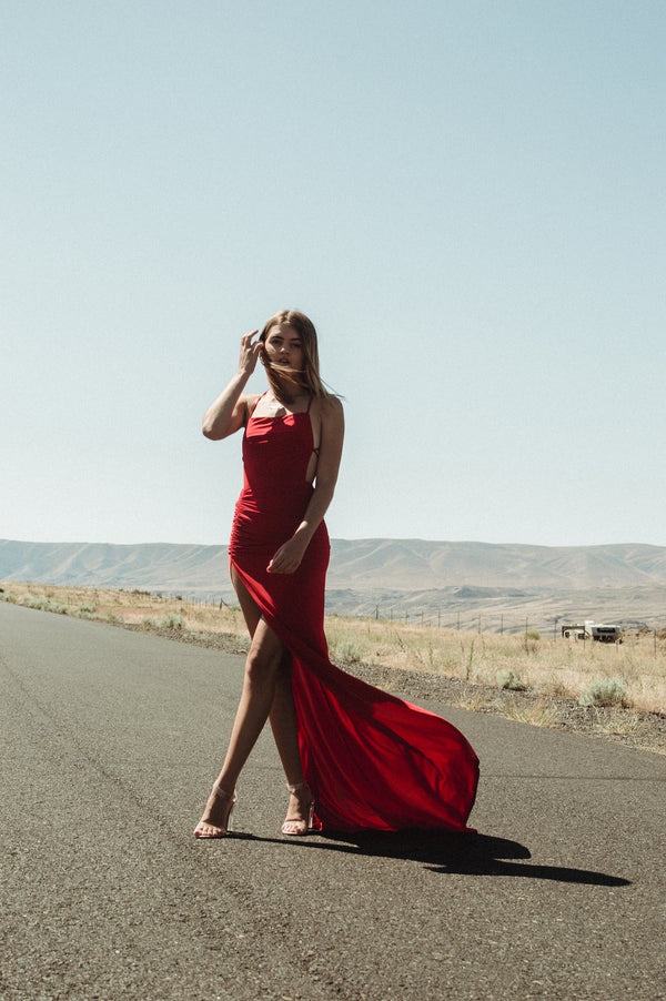Simone Gown | Red