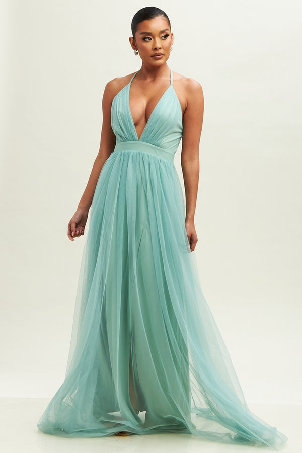 Antonia Gown I Mint Green
